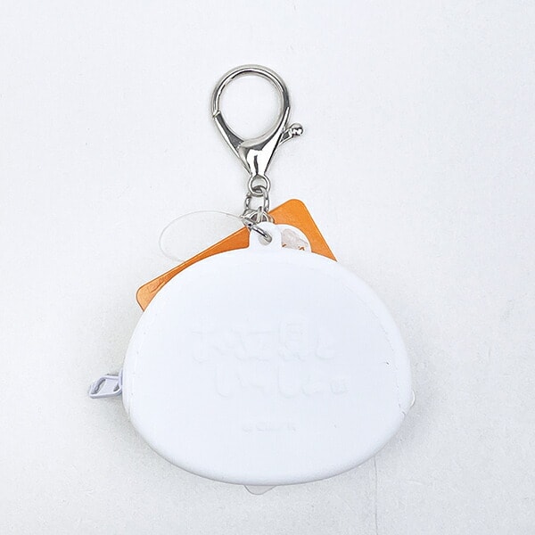 お文具といっしょ お文具さん シリコンミニポーチ (ホワイト)