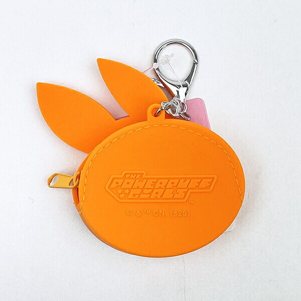 パワーパフガールズ ブロッサム シリコンミニポーチ (オレンジ)