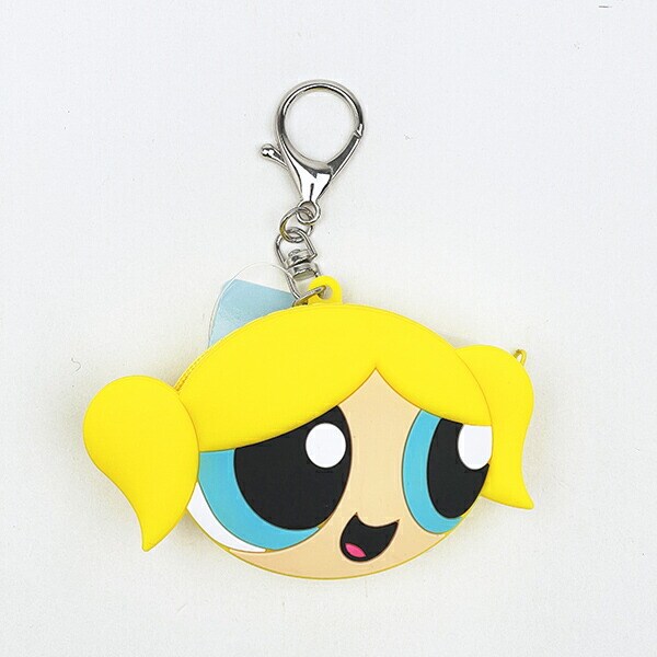 パワーパフガールズ バブルス シリコンミニポーチ (イエロー)