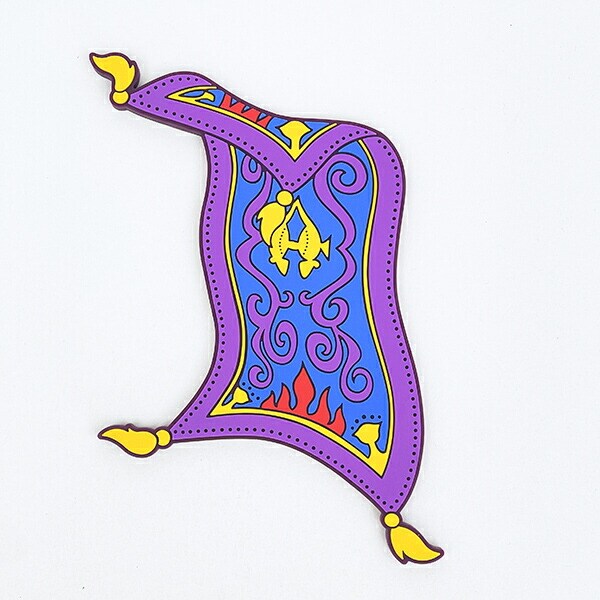 ディズニー アラジン 魔法のじゅうたん ラバーマグネットフック Disney