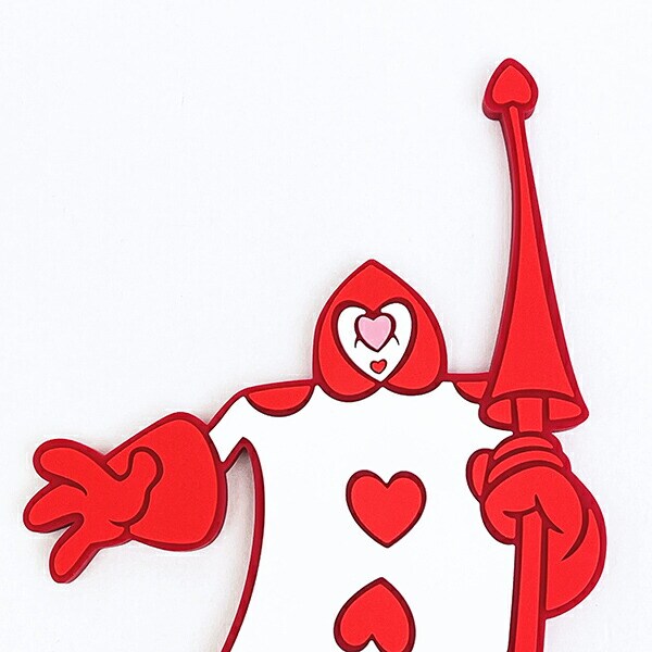 ディズニー 不思議の国のアリス トランプ兵 ラバーマグネットフック Disney