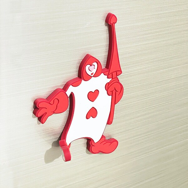 ディズニー 不思議の国のアリス トランプ兵 ラバーマグネットフック Disney