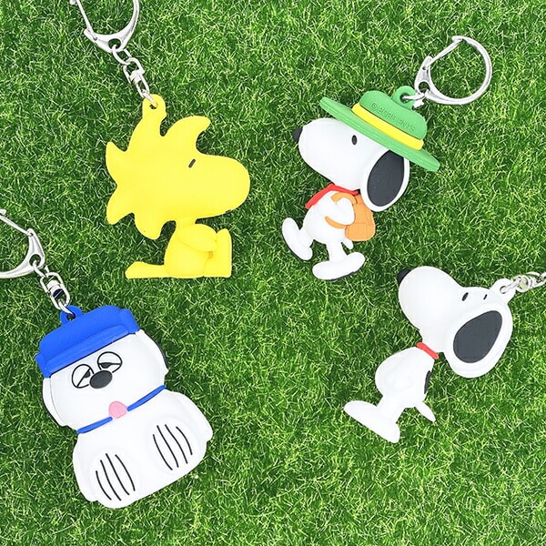 スヌーピー オラフ 立体ラバーキーホルダー SNOOPY