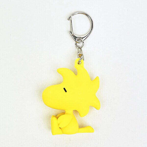 スヌーピー ウッドストック 立体ラバーキーホルダー SNOOPY