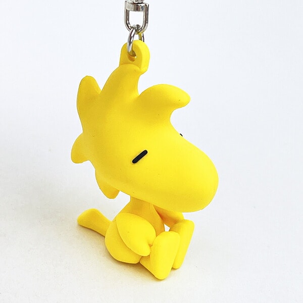 スヌーピー ウッドストック 立体ラバーキーホルダー SNOOPY