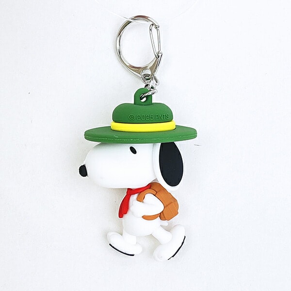 スヌーピー ビーグルスカウト 立体ラバーキーホルダー SNOOPY