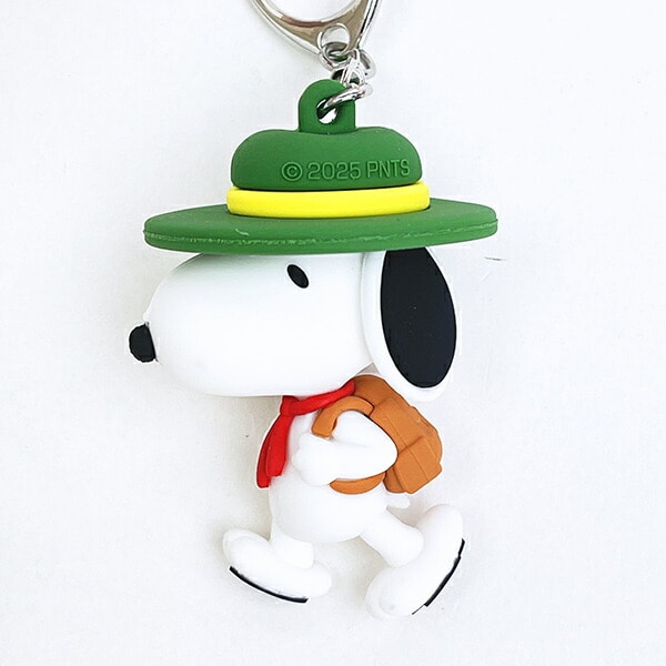 スヌーピー ビーグルスカウト 立体ラバーキーホルダー SNOOPY