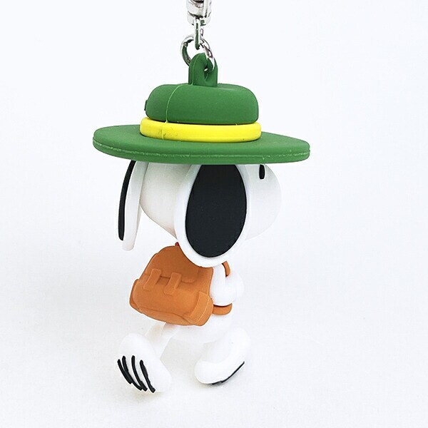 スヌーピー ビーグルスカウト 立体ラバーキーホルダー SNOOPY