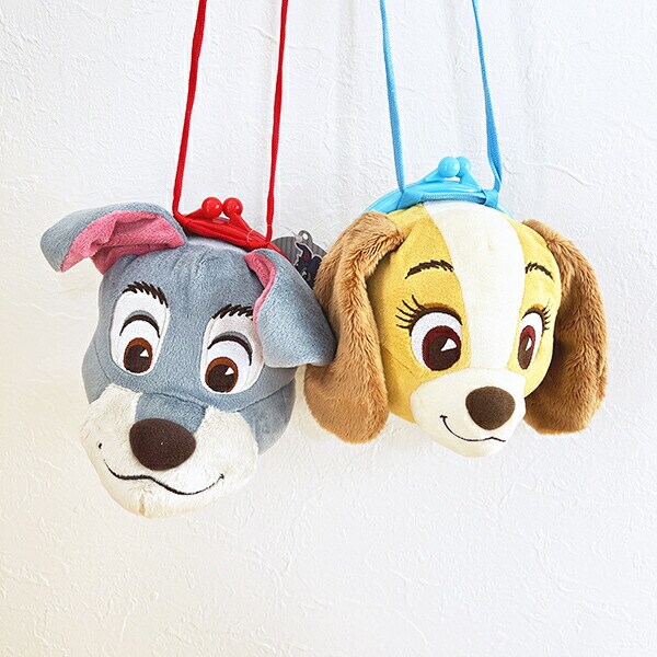 ディズニー わんわん物語 レディ プラがまぐち ポーチ Disney