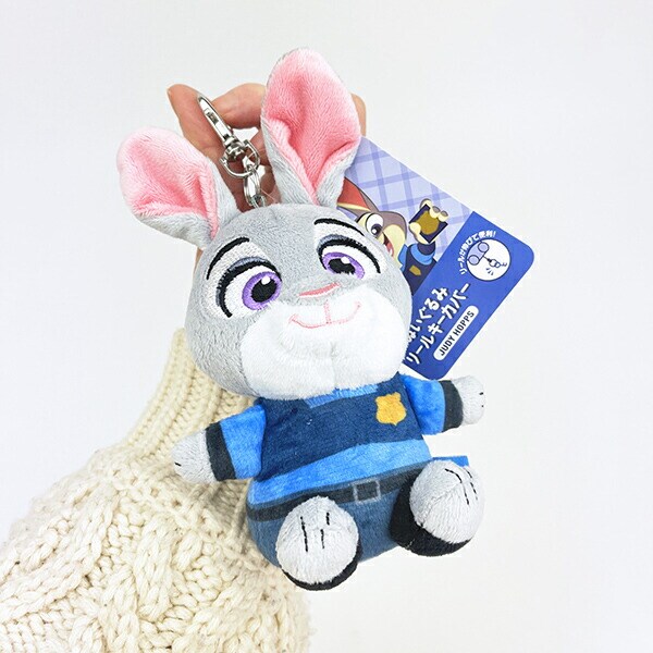 ディズニー ズートピア ジュディ・ホップス ぬいぐるみリールキーカバー Disney