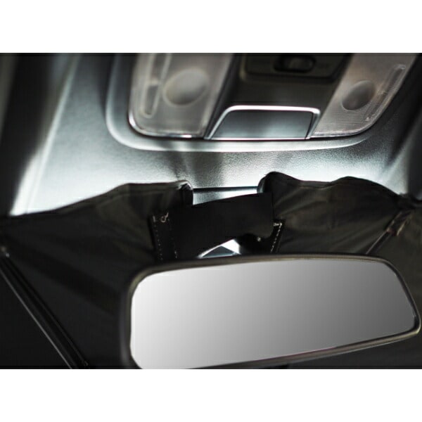 折り畳み傘型 サンシェード ブラック Mサイズ カー用品 車関連