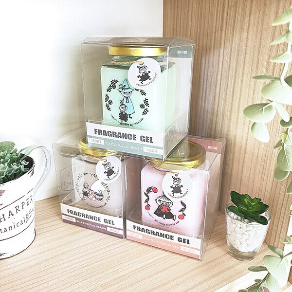 ムーミン リトルミイ フレグランスジェル (ホワイトムスク) ルームフレグランス カー用品 MOOMIN