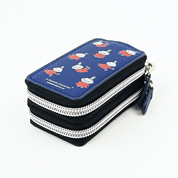 ムーミン リトルミイ ネイビー ダブルポケットキーケース MOOMIN