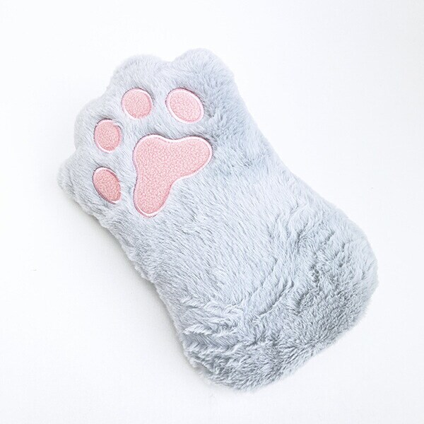 肉球シートベルトクッション グレー カー用品