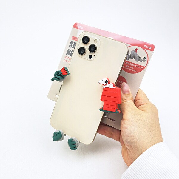 スヌーピー スマホホルダー ハウス カー用品