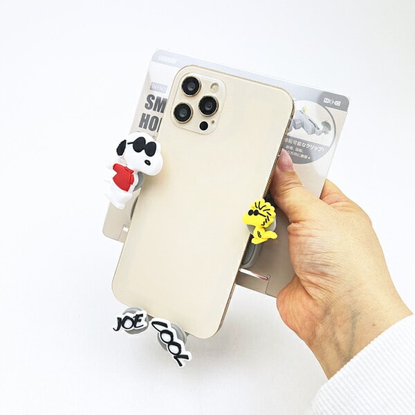 スヌーピー ジョークール スマホホルダー カー用品