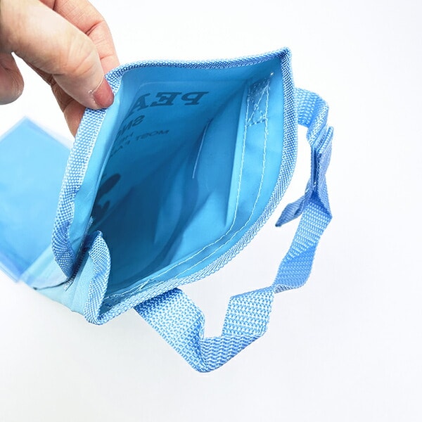 スヌーピー ポケット付きアンブレラケース ブルー カー用品