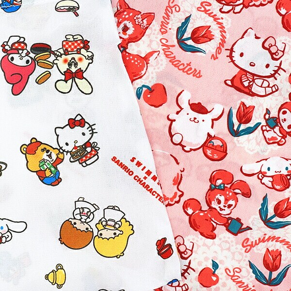 サンリオキャラクターズ × SWIMMER(スイマー) ネックピロー (ピンク) 枕 旅行 Sanrio