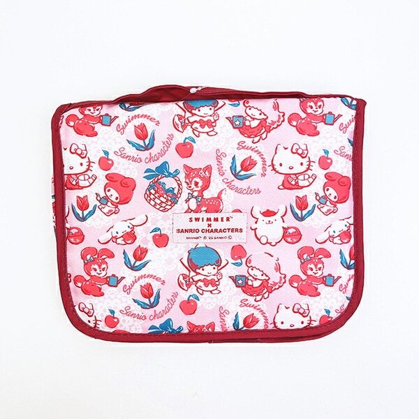 サンリオキャラクターズ × SWIMMER(スイマー) トラベルポーチ (ピンク) 旅行 Sanrio
