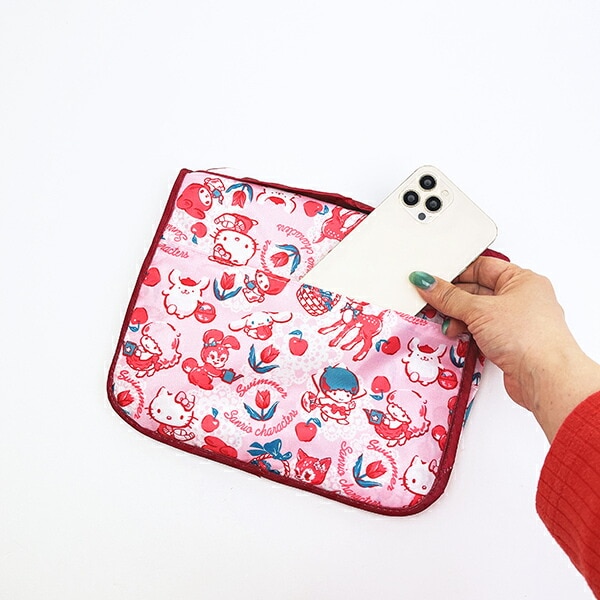 サンリオキャラクターズ × SWIMMER(スイマー) トラベルポーチ (ピンク) 旅行 Sanrio