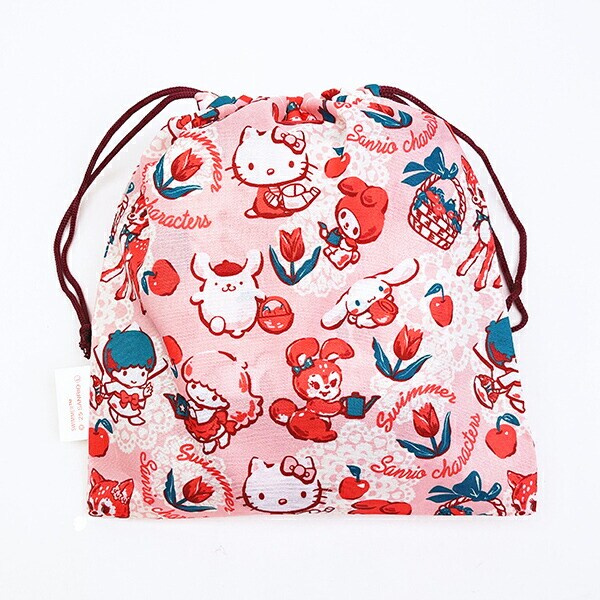 サンリオキャラクターズ × SWIMMER(スイマー) 携帯スリッパ (ピンク) (24～26cm) 旅行 Sanrio