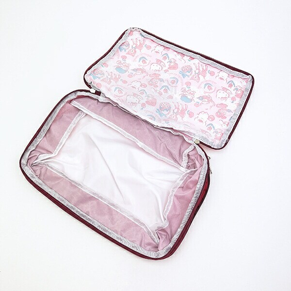 サンリオキャラクターズ × SWIMMER(スイマー) 圧縮トラベルポーチ (ピンク) 旅行 Sanrio