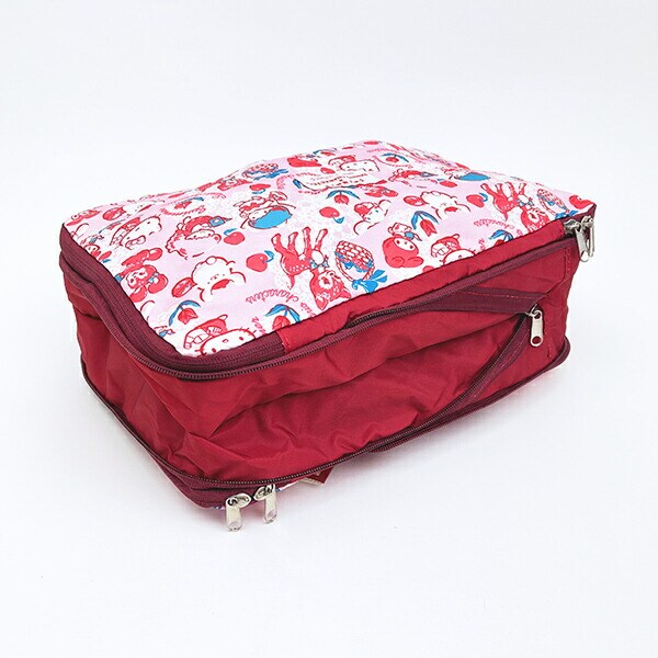 サンリオキャラクターズ × SWIMMER(スイマー) 圧縮トラベルポーチ (ピンク) 旅行 Sanrio