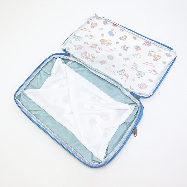 サンリオキャラクターズ × SWIMMER(スイマー) 圧縮トラベルポーチ (ホワイト) 旅行 Sanrio