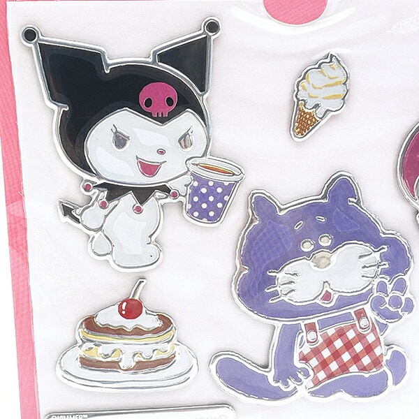 SWIMMER(スイマー) × サンリオ マイメロディ クロミ カラフルチャームステッカー カー用品 Sanrio