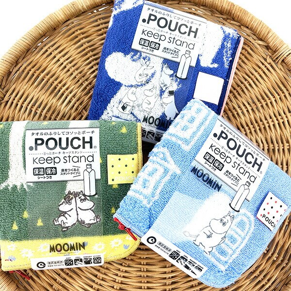 ムーミン どっとポーチ キープ ムーミン谷 BB タオル 小物入れ べビー