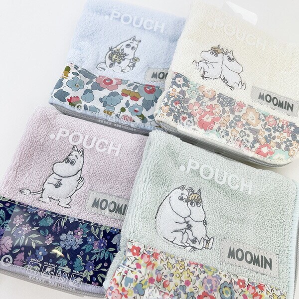 ムーミン どっとポーチ リバティ ムーミン BC タオル 小物入れ べビー