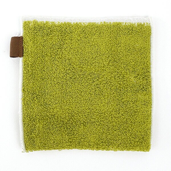 くまのがっこう どっとポーチ ショートマルチ グリーン BC タオル 小物入れ べビー