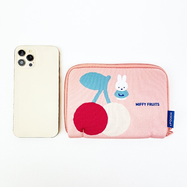 ミッフィー miffy チェリー どっとポーチ ショート MIFFY FRUITS