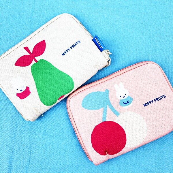 ミッフィー miffy チェリー どっとポーチ ショート MIFFY FRUITS