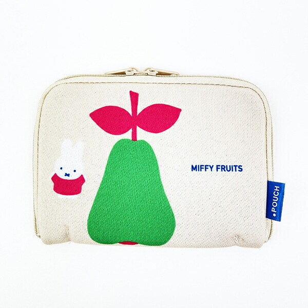 ミッフィー miffy 洋ナシ どっとポーチ ショート MIFFY FRUITS