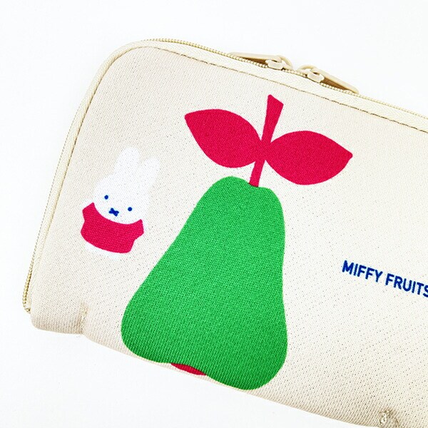 ミッフィー miffy 洋ナシ どっとポーチ ショート MIFFY FRUITS