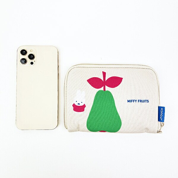 ミッフィー miffy 洋ナシ どっとポーチ ショート MIFFY FRUITS
