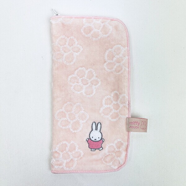ミッフィー miffy どっとポーチ オーガニックコットン ピンク