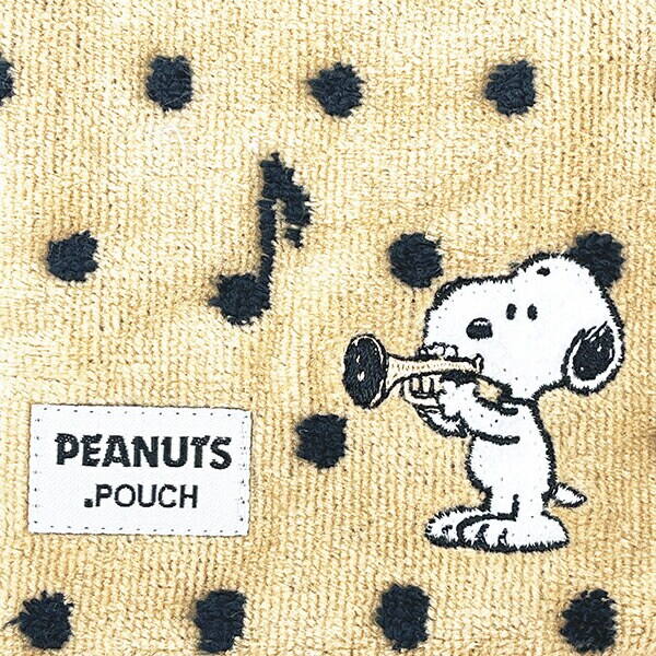 スヌーピー ミュージック  どっとポーチ SNOOPY