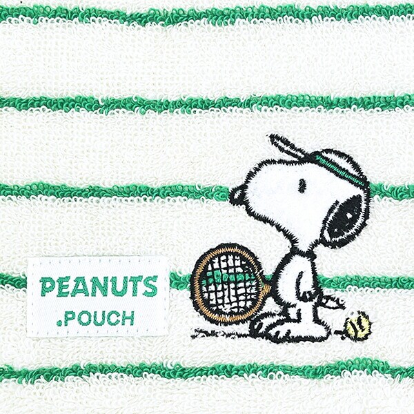スヌーピー テニス  どっとポーチ SNOOPY