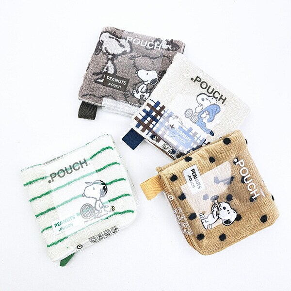 スヌーピー テニス  どっとポーチ SNOOPY