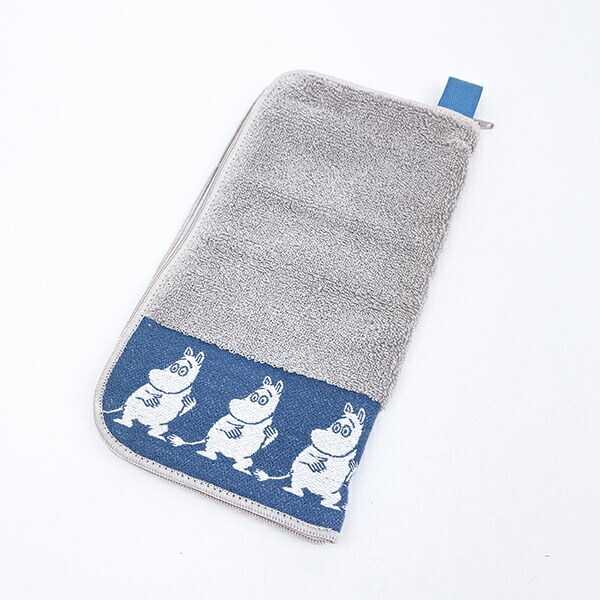 ムーミン グレー どっとポーチ キープスタンド MOOMIN