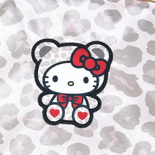 サンリオ ハローキティ どっとポーチ FAN ヒョウ柄 Sanrio
