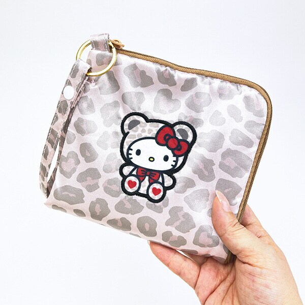 サンリオ ハローキティ どっとポーチ FAN ヒョウ柄 Sanrio