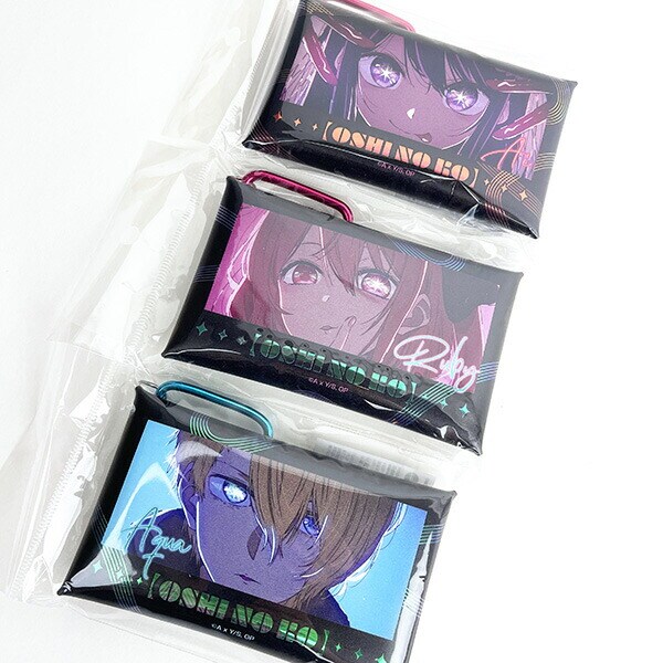 推しの子 オーロラマルチケース 星野アクア ポーチ 小物入れ カラビナ付