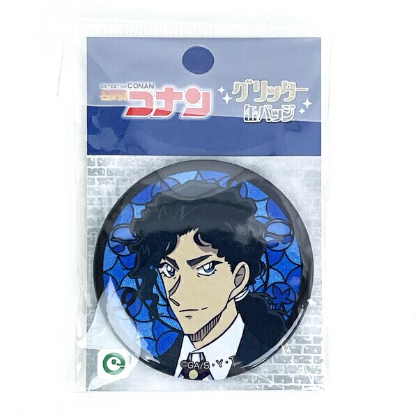 名探偵コナン 伊織無我 グリッター缶バッジvol.2 日本製