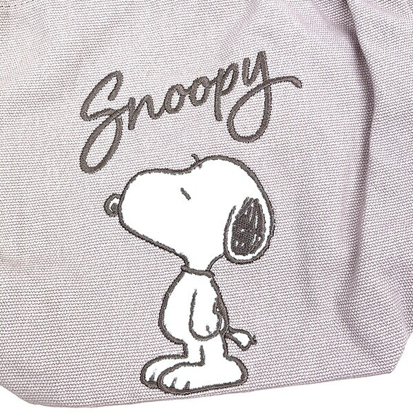 スヌーピー サガラ刺繍巾着 ピンク ポーチ SNOOPY