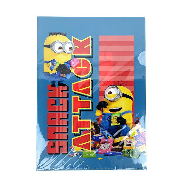 ミニオンズ 怪盗グルー4 クリアファイル (ブルー) 日本製
