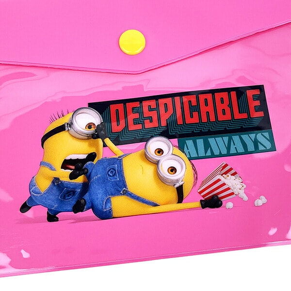 ミニオンズ 怪盗グルー4 エンベロープケース(ポップコーン) 小物入れ 文具 日本製
