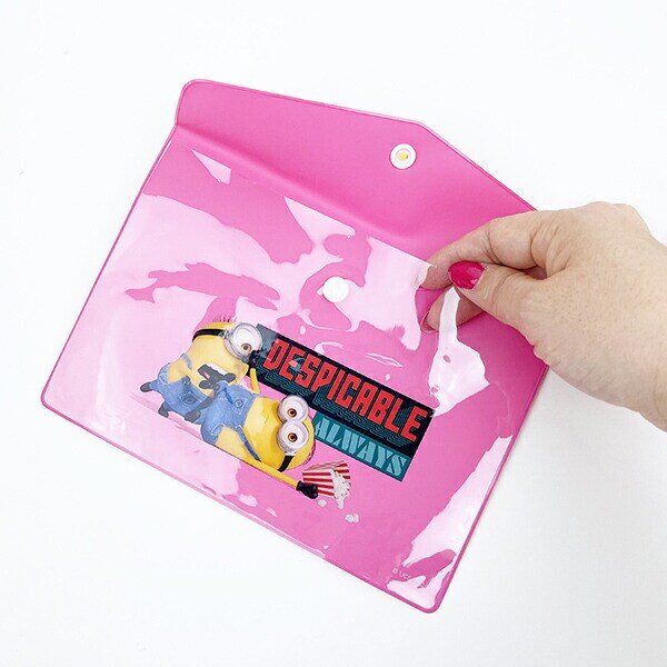 ミニオンズ 怪盗グルー4 エンベロープケース(ポップコーン) 小物入れ 文具 日本製